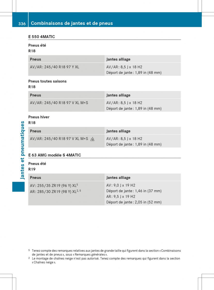 Mercedes Benz E Class W212 2014 manuel du proprietaire / page 338