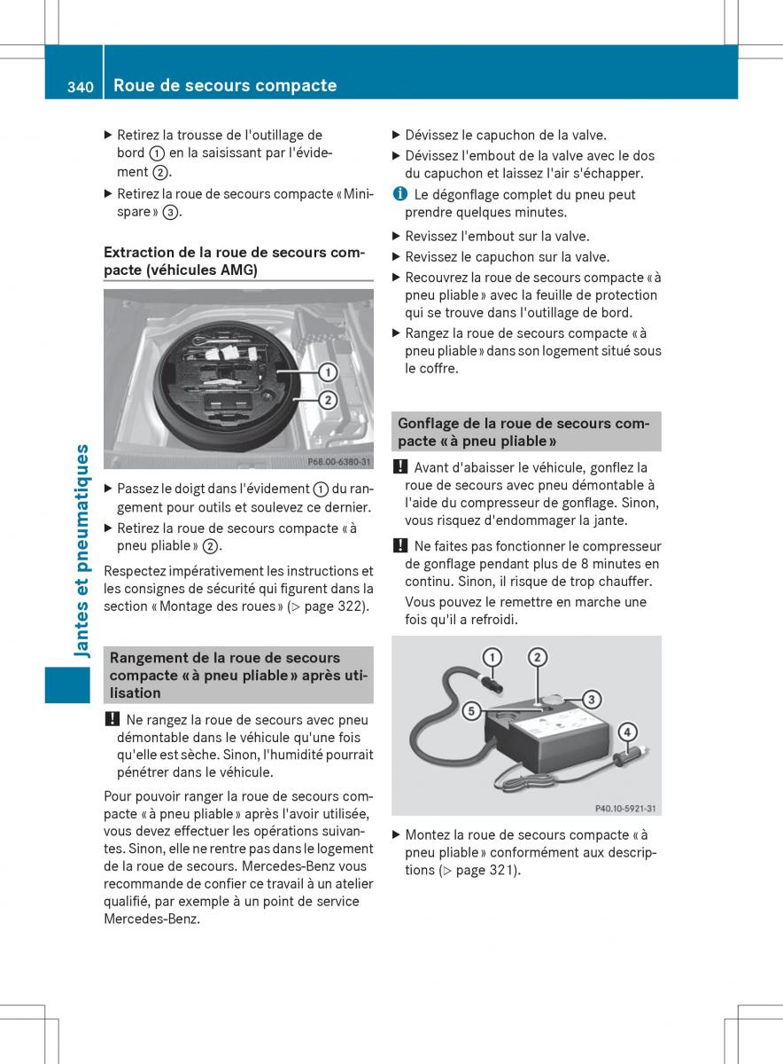 Mercedes Benz E Class W212 2014 manuel du proprietaire / page 342