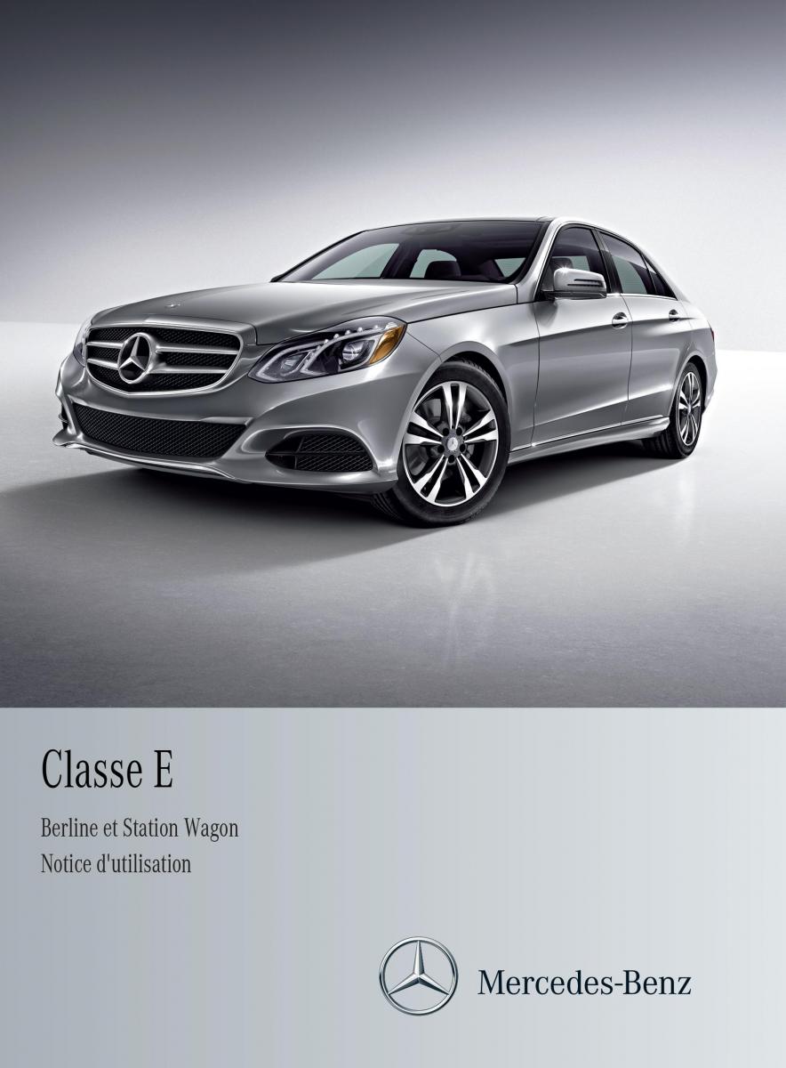 Mercedes Benz E Class W212 2014 manuel du proprietaire / page 1