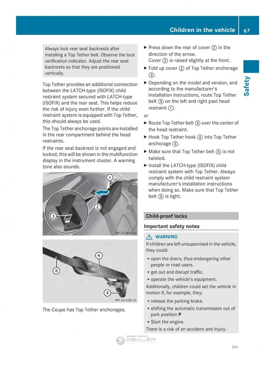 Mercedes Benz E Class W212 2014 owners manual / page 69
