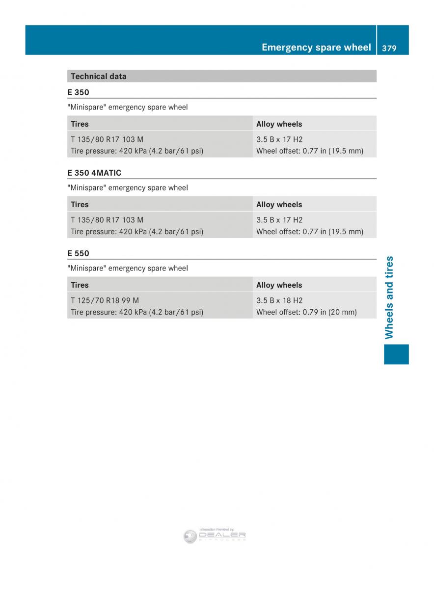 Mercedes Benz E Class W212 2014 owners manual / page 381