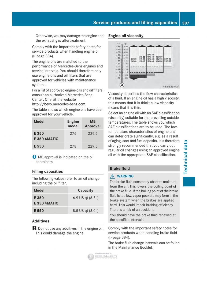 Mercedes Benz E Class W212 2014 owners manual / page 389