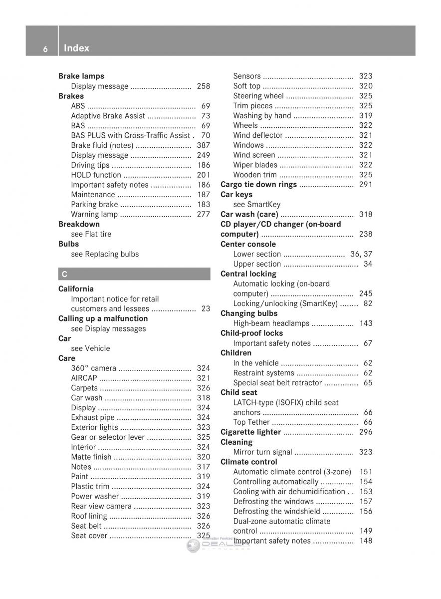 Mercedes Benz E Class W212 2014 owners manual / page 8