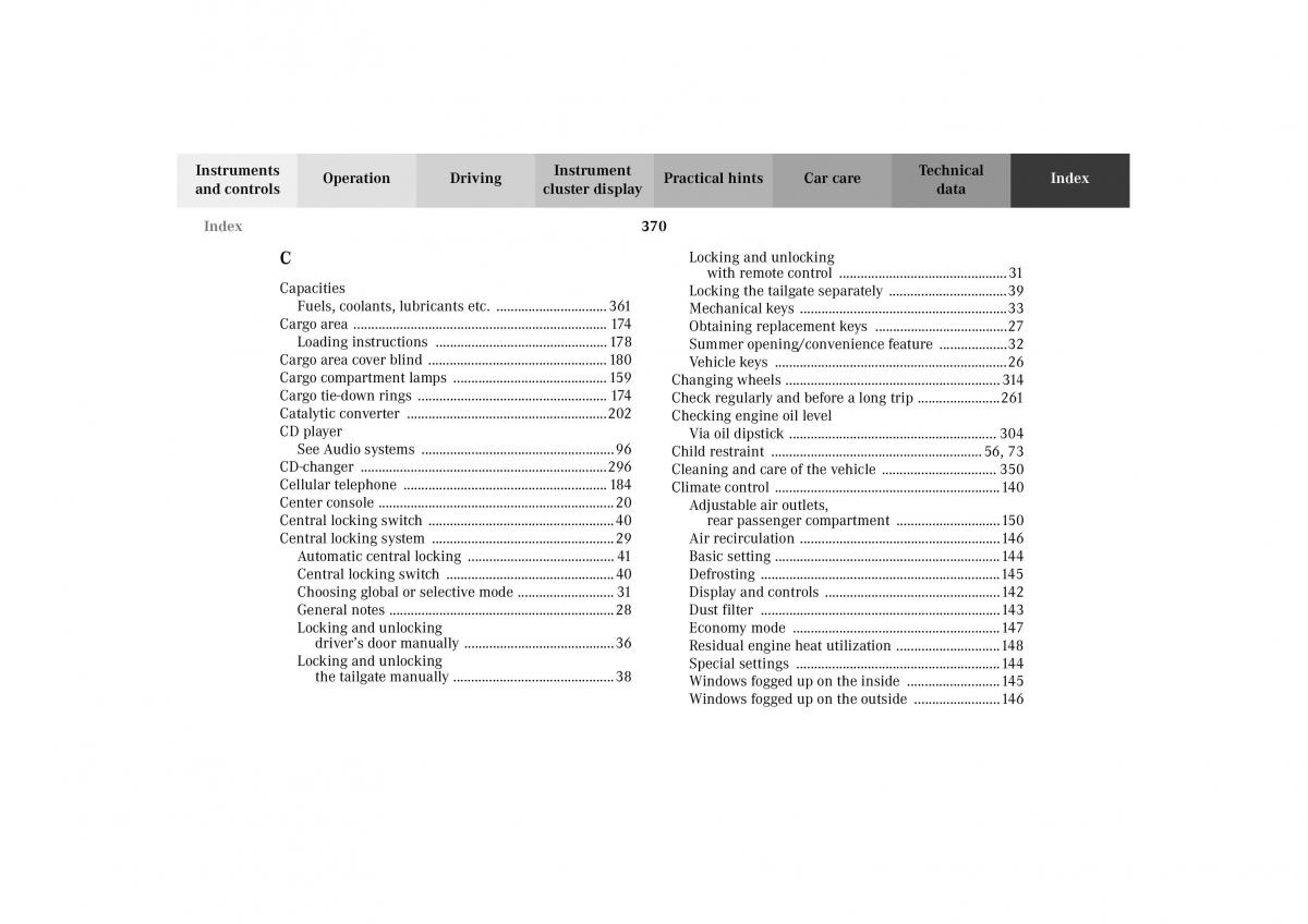 Mercedes Benz G Class W463 owners manual / page 373