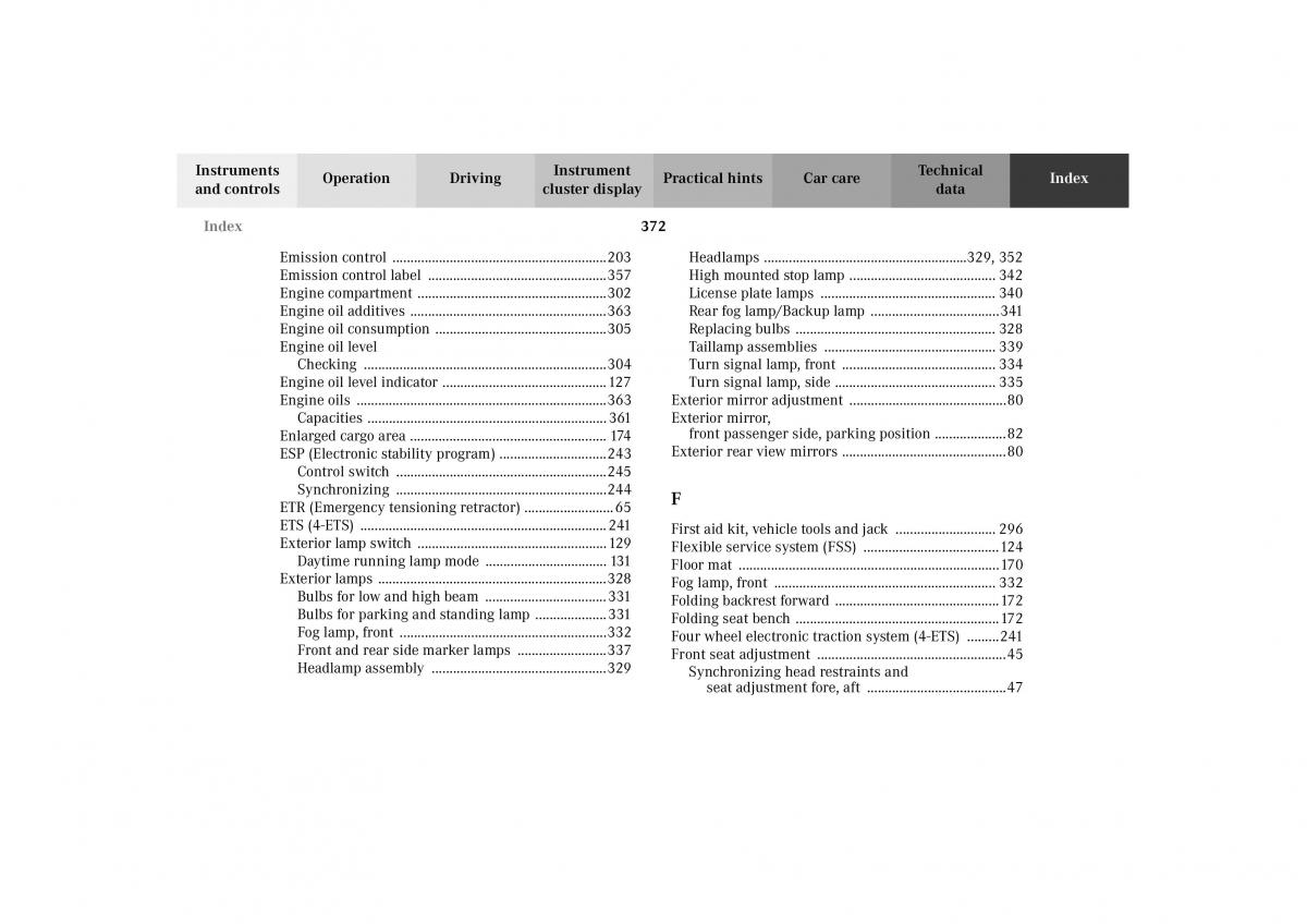 Mercedes Benz G Class W463 owners manual / page 375