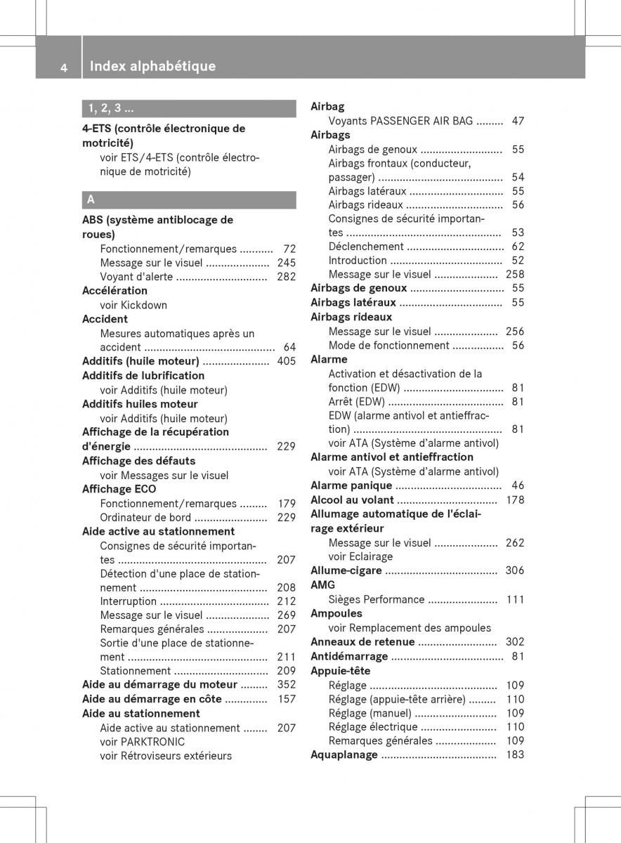 Mercedes GLA X156 manuel du proprietaire / page 6