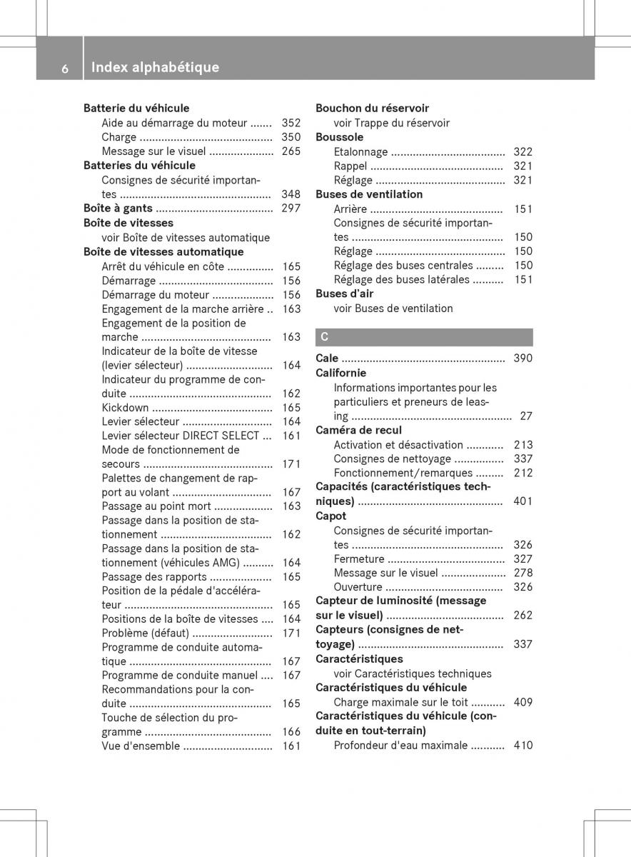 Mercedes GLA X156 manuel du proprietaire / page 8