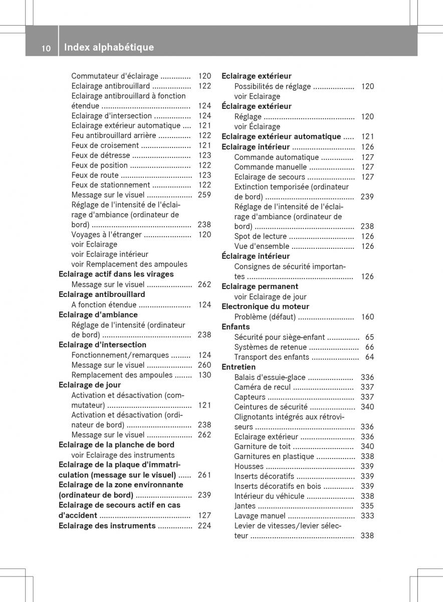 Mercedes GLA X156 manuel du proprietaire / page 12