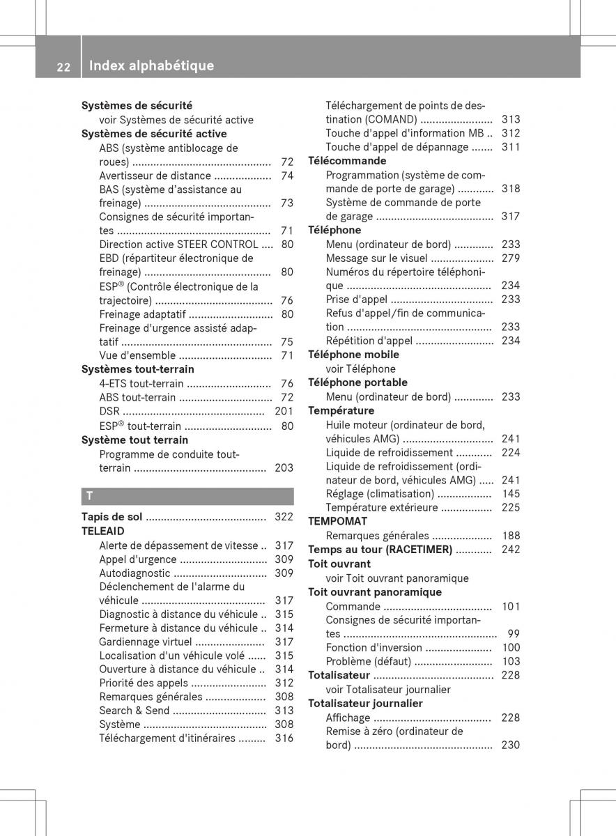 Mercedes GLA X156 manuel du proprietaire / page 24