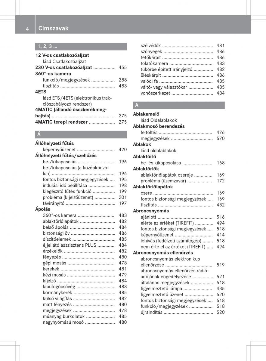 Mercedes Benz S Class W222 kezelesi utmutato / page 6