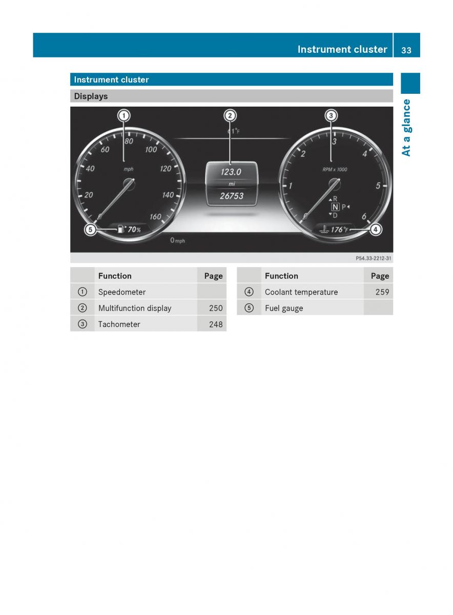 Mercedes Benz S Class W222 owners manual / page 35