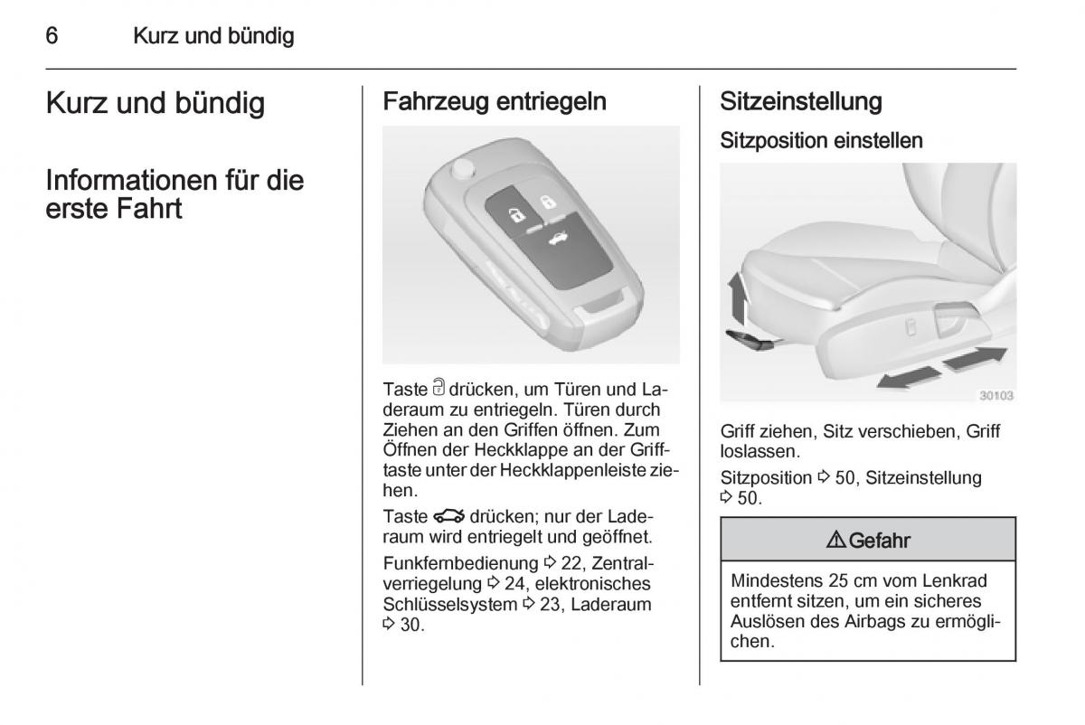 Opel Insignia Handbuch / page 8