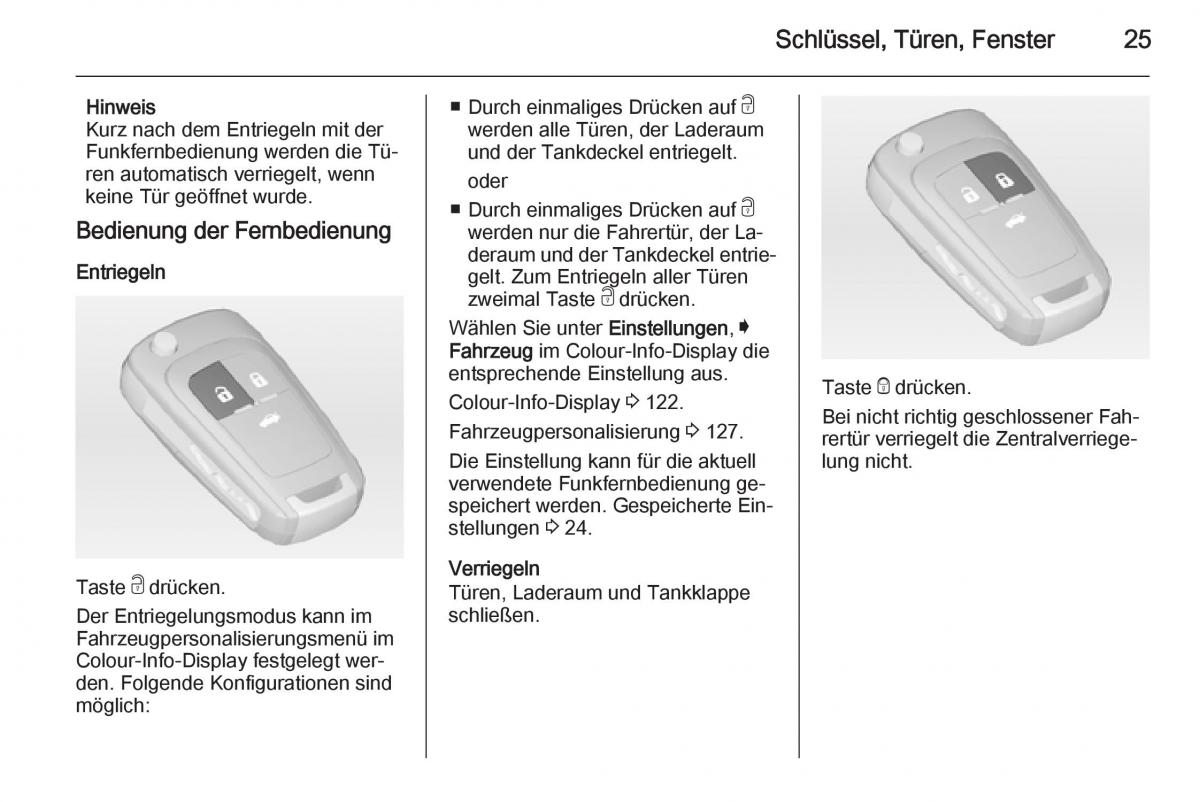 Opel Insignia Handbuch / page 27