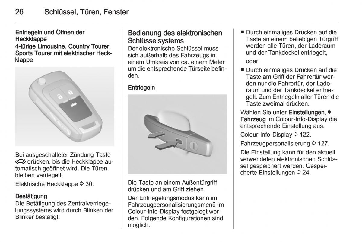 Opel Insignia Handbuch / page 28