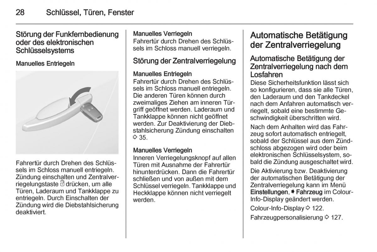 Opel Insignia Handbuch / page 30