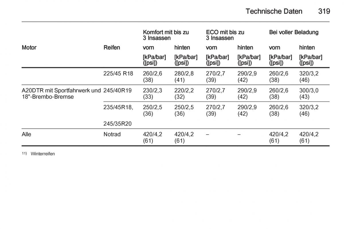 Opel Insignia Handbuch / page 321