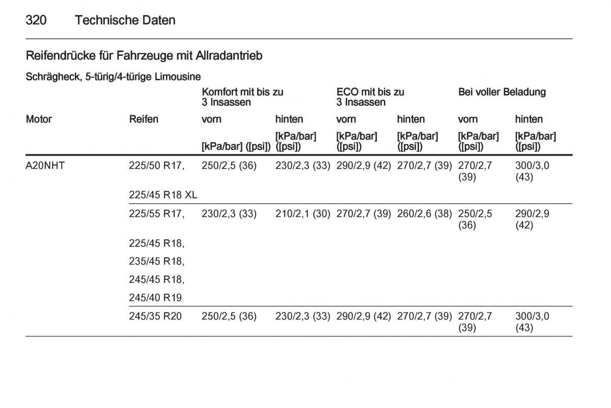 Opel Insignia Handbuch / page 322