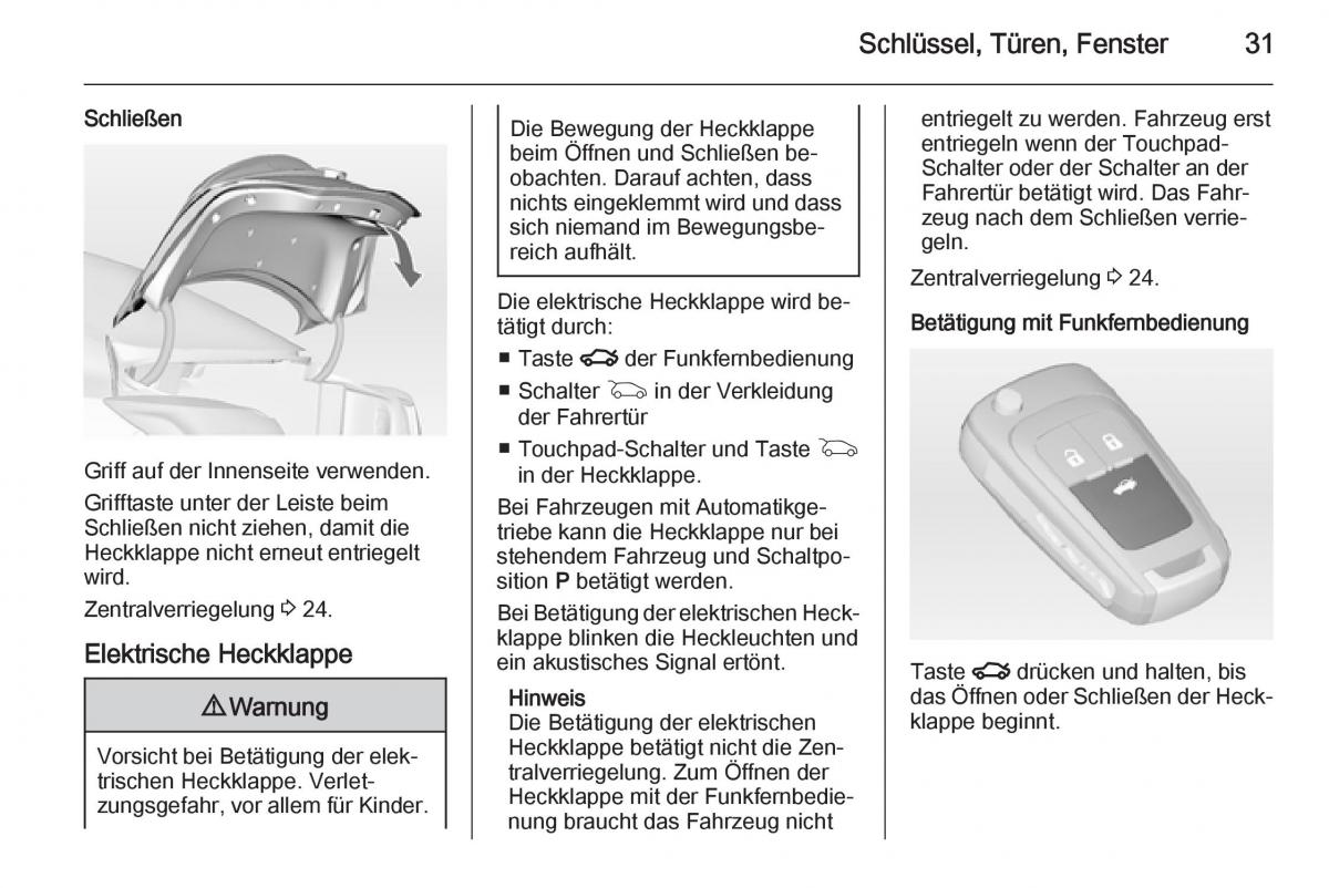 Opel Insignia Handbuch / page 33
