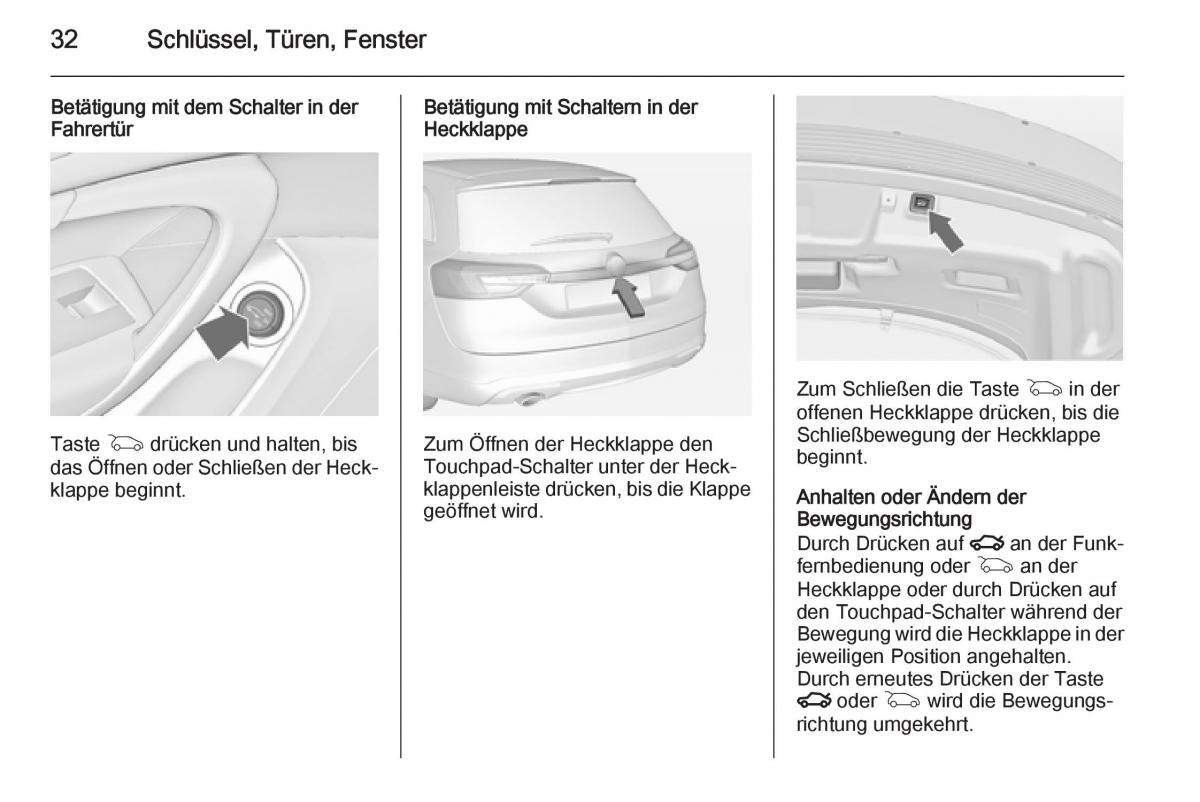 Opel Insignia Handbuch / page 34