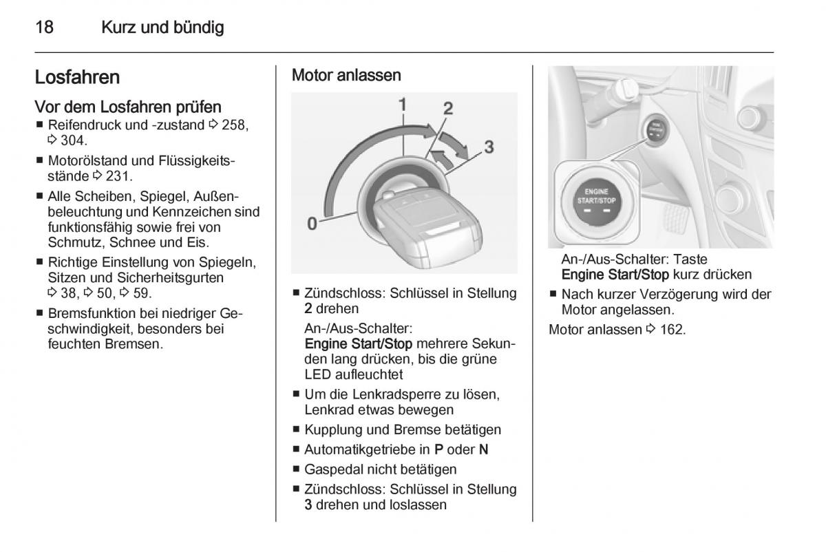 Opel Insignia Handbuch / page 20