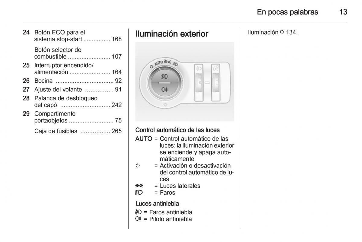 Opel Insignia manual del propietario / page 15