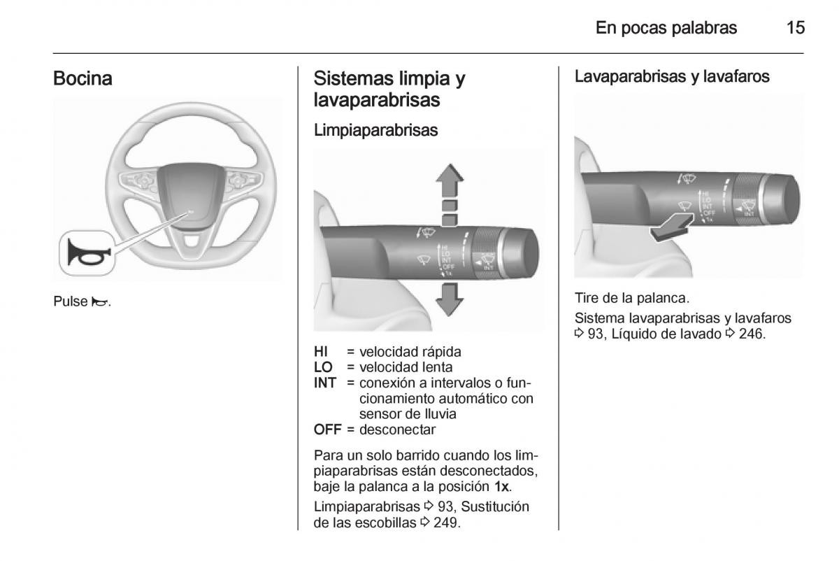 Opel Insignia manual del propietario / page 17