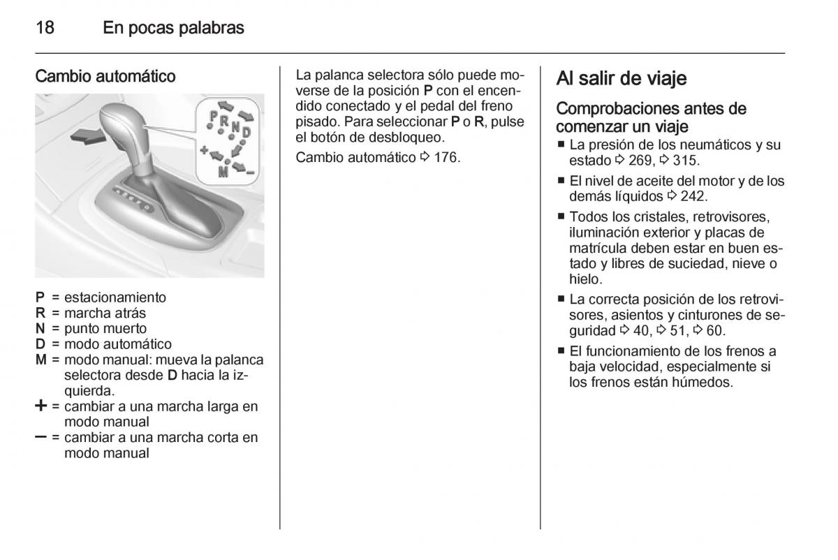 Opel Insignia manual del propietario / page 20