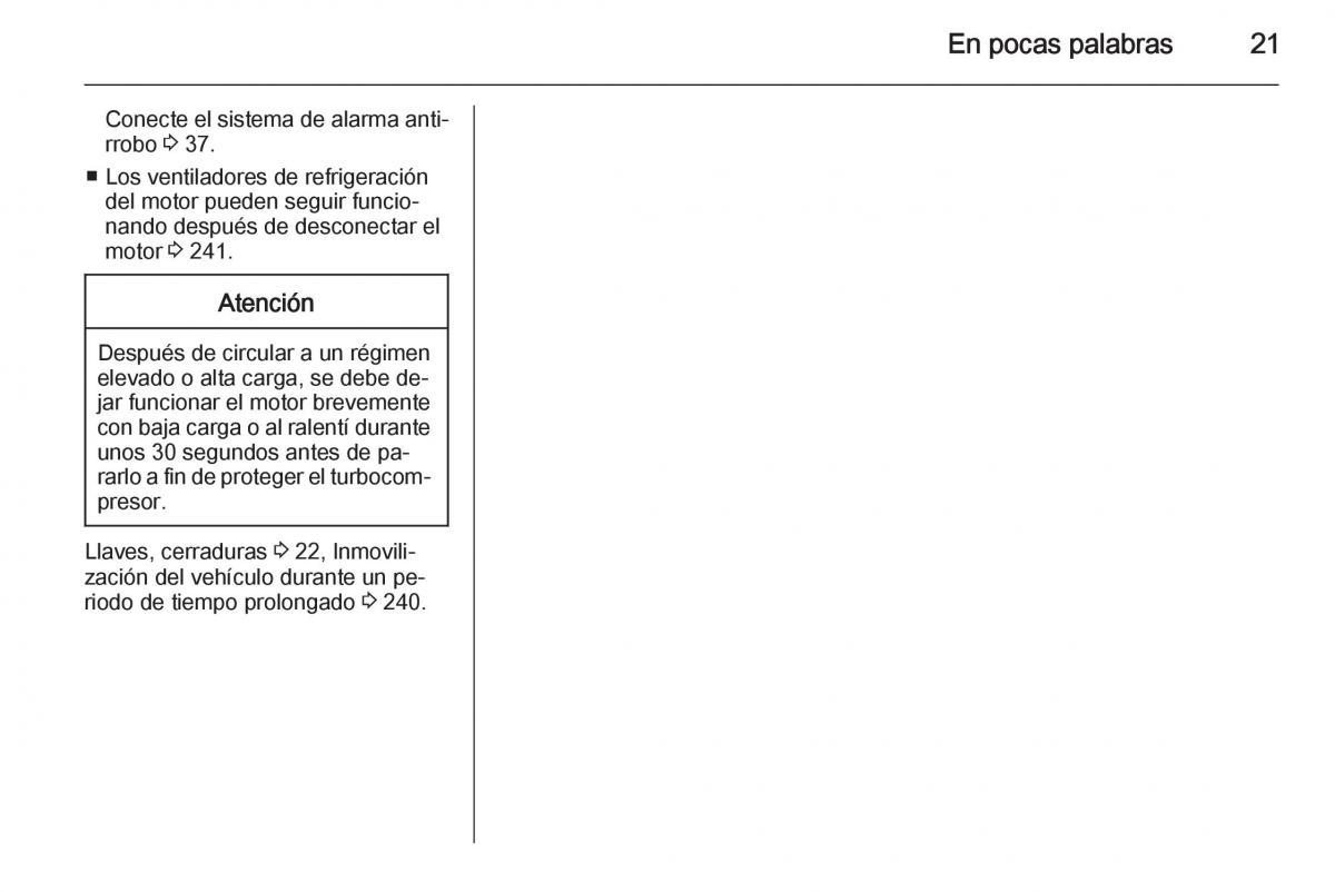 Opel Insignia manual del propietario / page 23