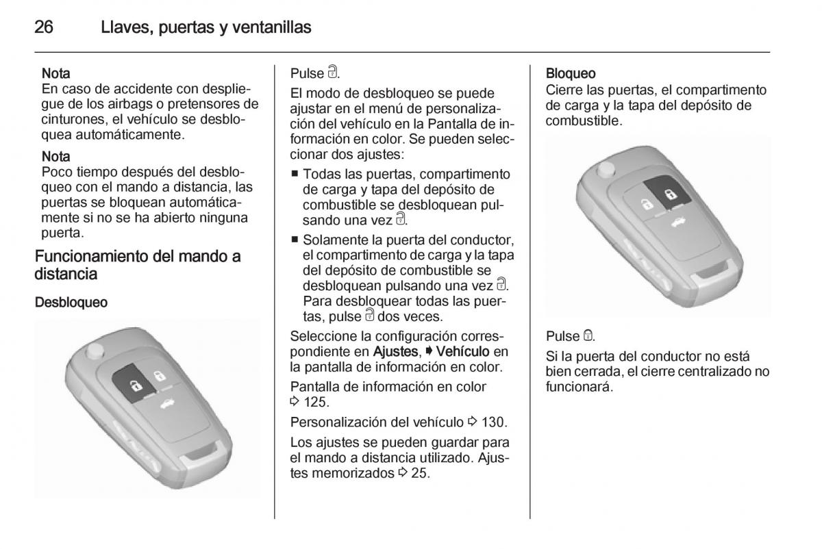 Opel Insignia manual del propietario / page 28