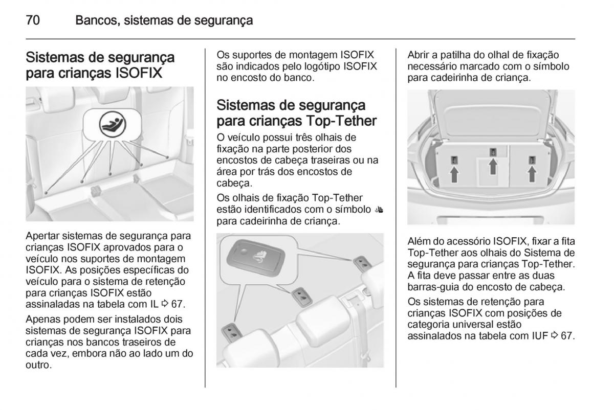 Opel Insignia manual del propietario / page 72