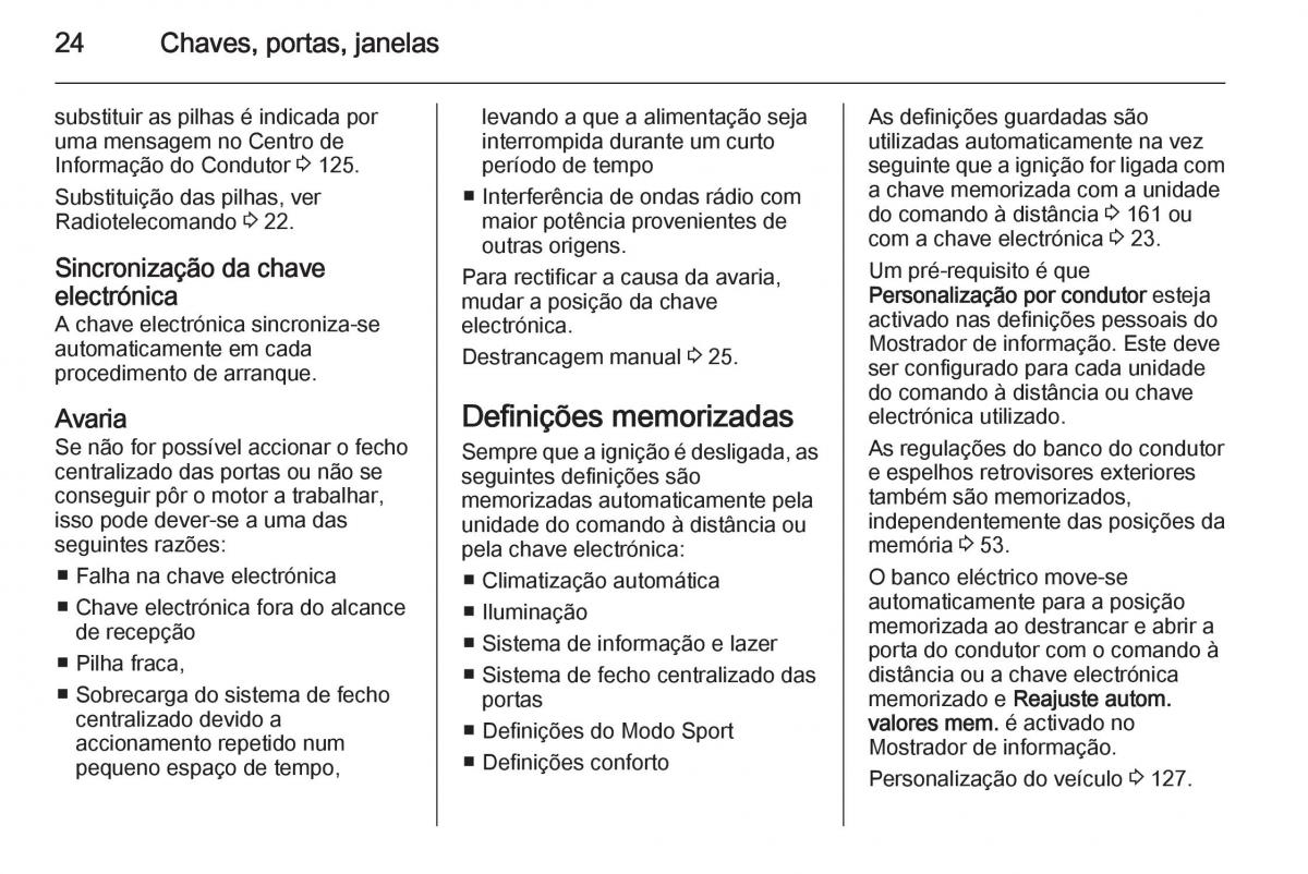 Opel Insignia manual del propietario / page 26