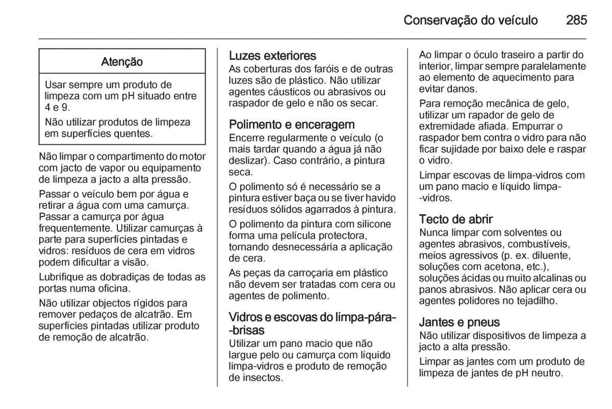 Opel Insignia manual del propietario / page 287