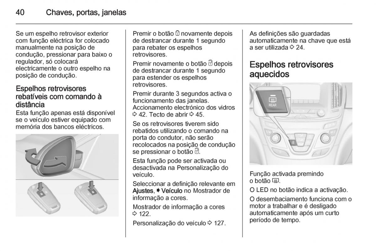 Opel Insignia manual del propietario / page 42