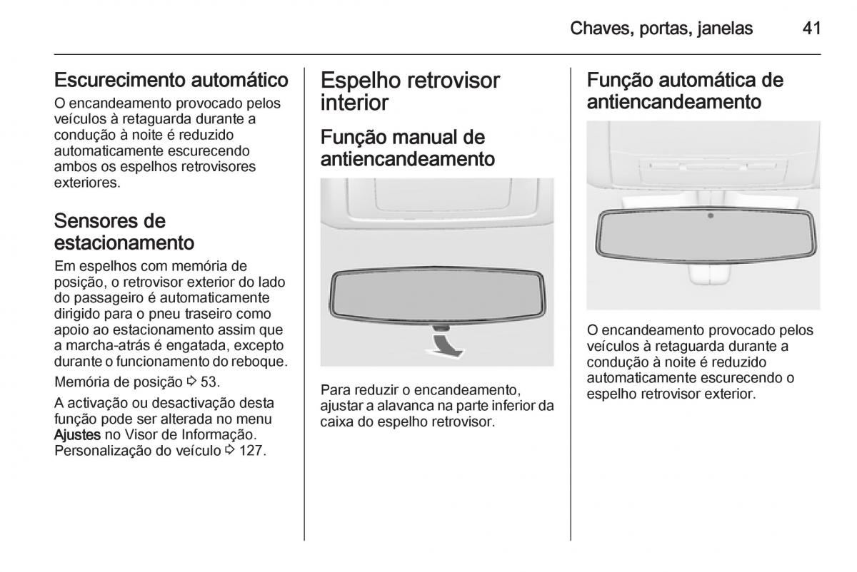 Opel Insignia manual del propietario / page 43