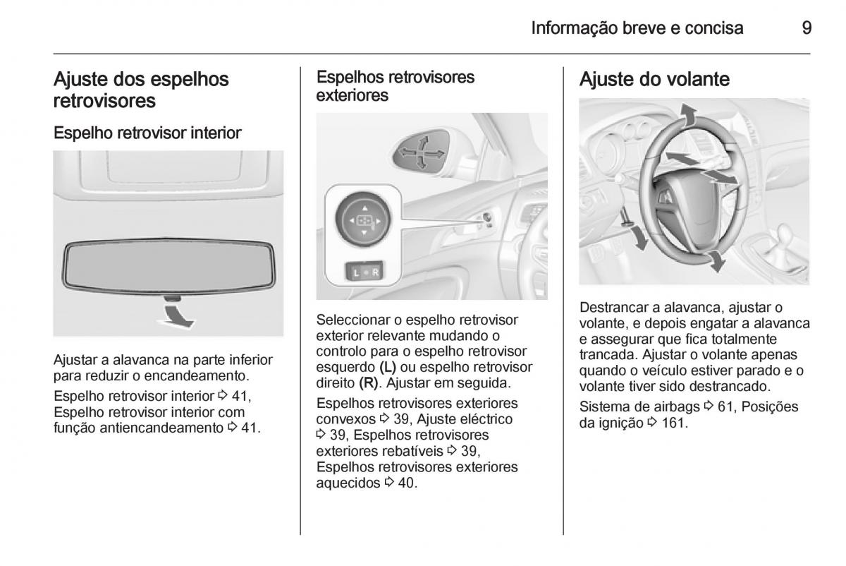 Opel Insignia manual del propietario / page 11