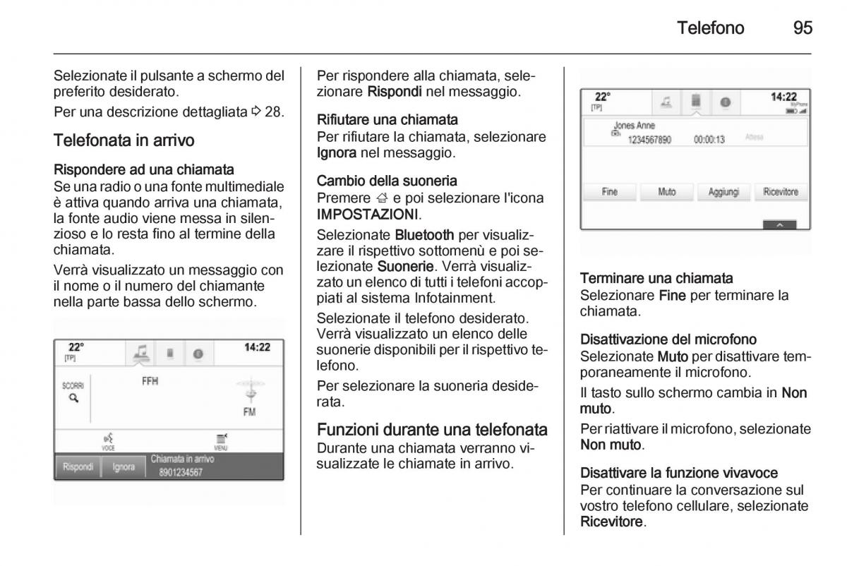 Opel Insignia manuale del proprietario / page 95