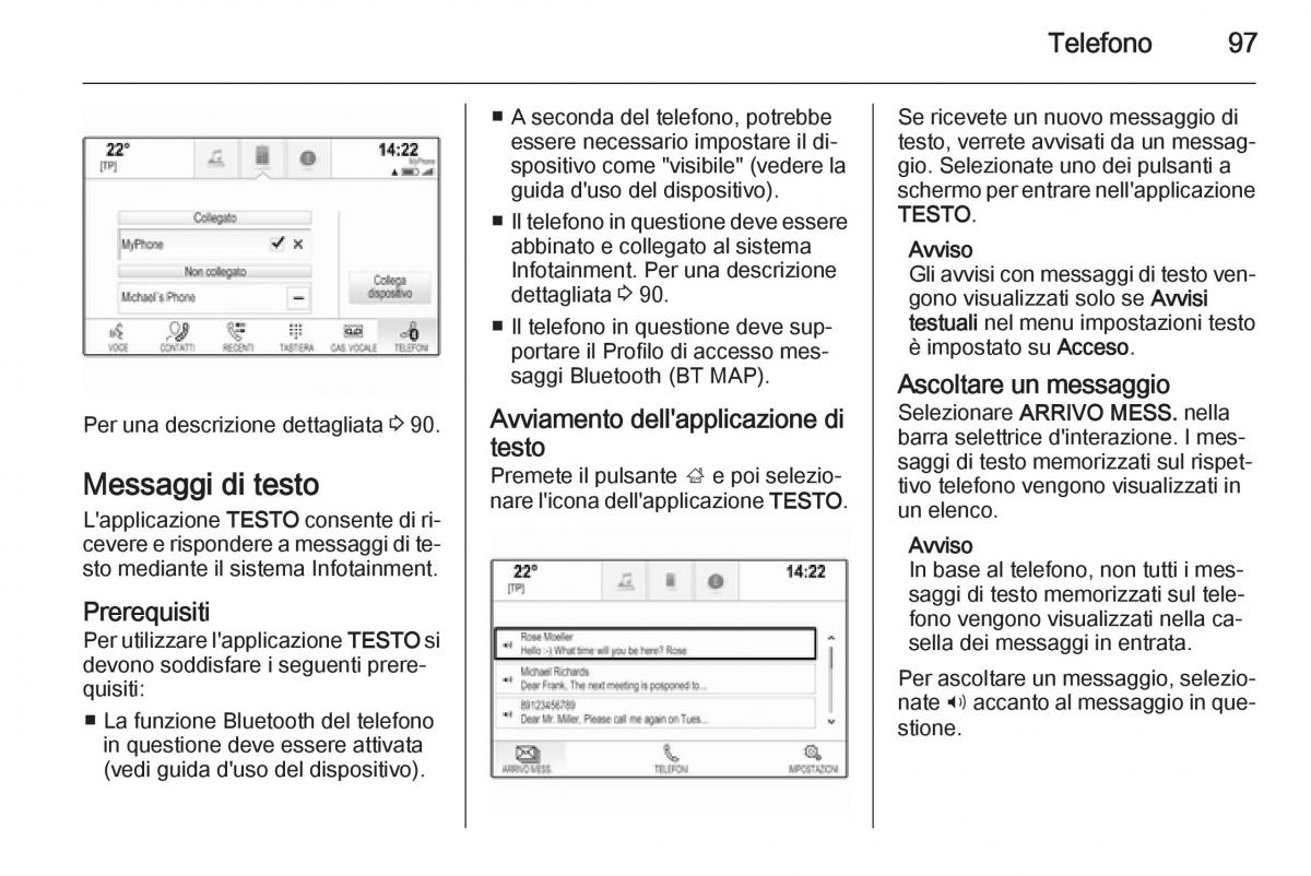 Opel Insignia manuale del proprietario / page 97