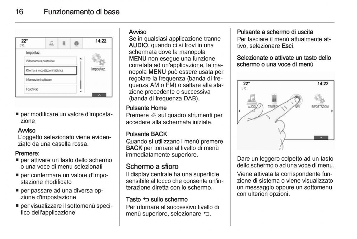 Opel Insignia manuale del proprietario / page 16