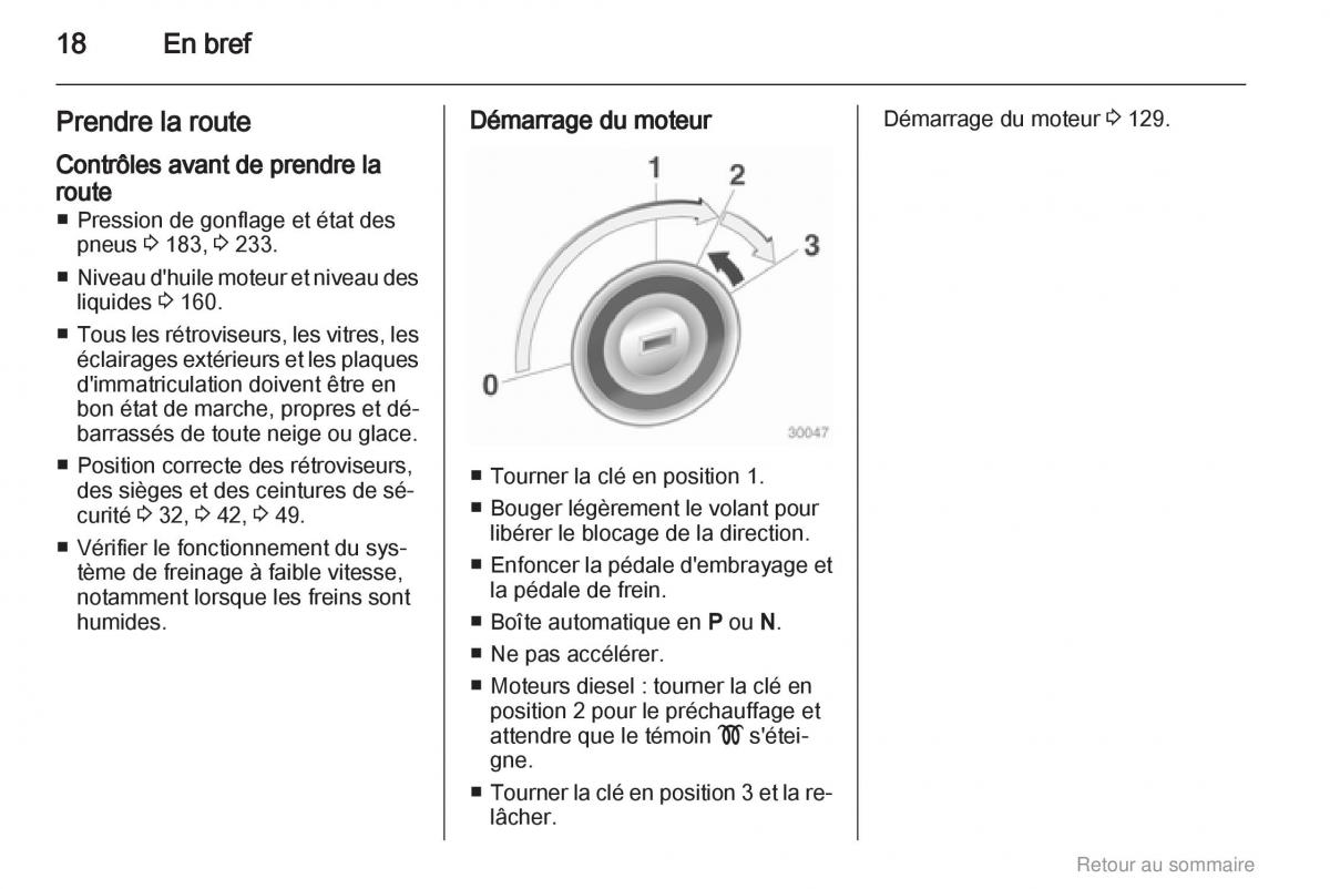 Opel Insignia manuel du proprietaire / page 18