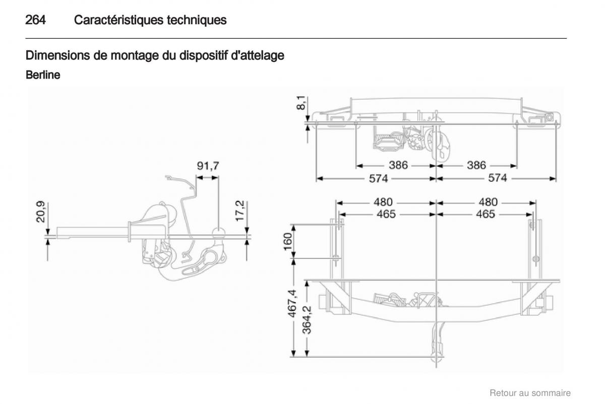 Opel Insignia manuel du proprietaire / page 264