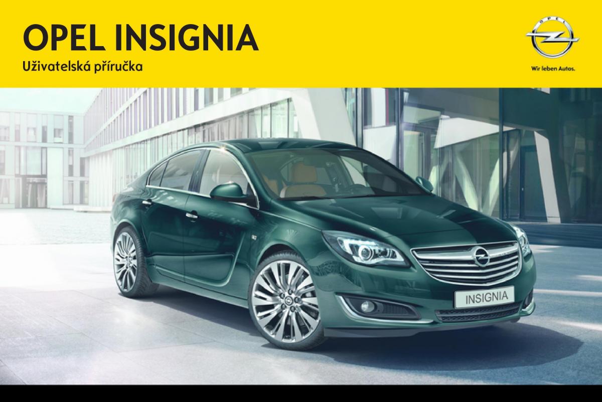 Opel Insignia navod k obsludze / page 1