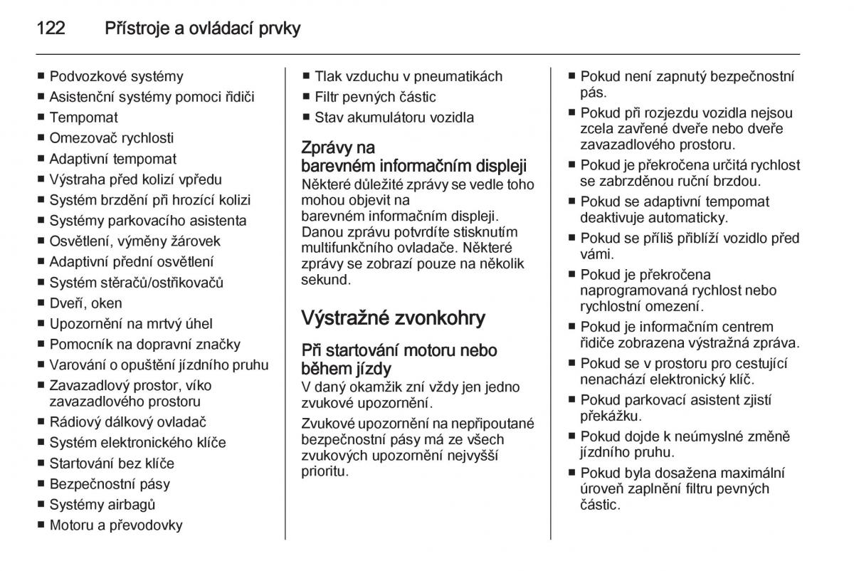 Opel Insignia navod k obsludze / page 124