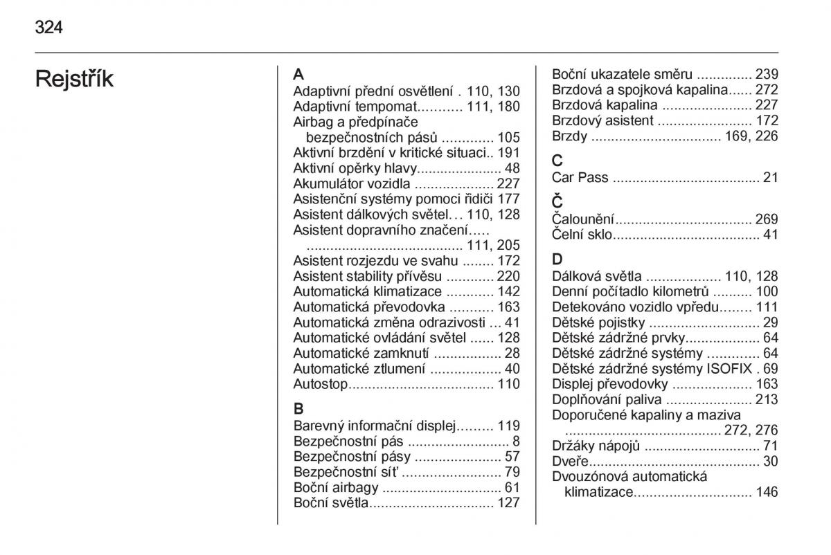 Opel Insignia navod k obsludze / page 326