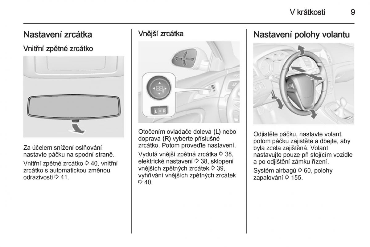 Opel Insignia navod k obsludze / page 11