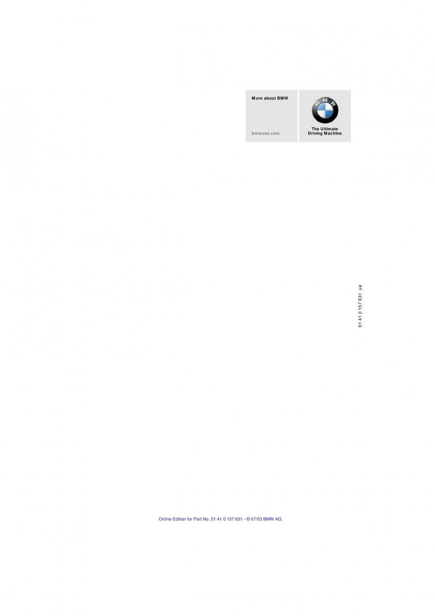 BMW X3 E83 owners manual / page 132