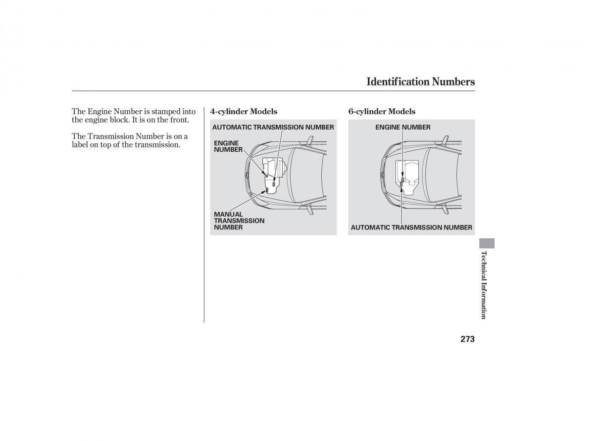 Honda Accord VII 7 CU1 Inspire owners manual / page 269