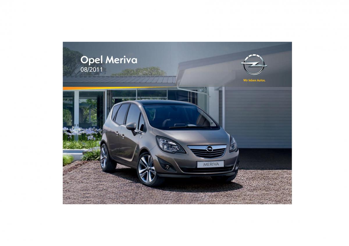 Opel Meriva II 2 B Chevrolet Meriva Vauxhall Meriva Handbuch / page 1
