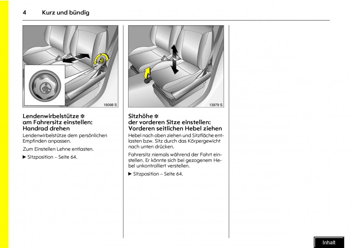 manual  Opel Meriva I 1 A Chevrolet Meriva Vauxhall Meriva Handbuch / page 6