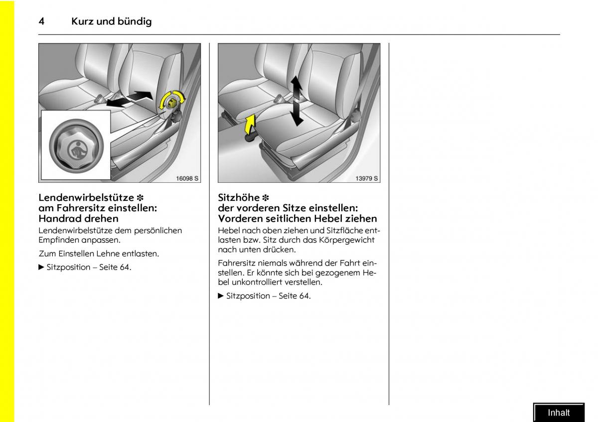 Opel Meriva I 1 A Chevrolet Meriva Vauxhall Meriva Handbuch / page 6