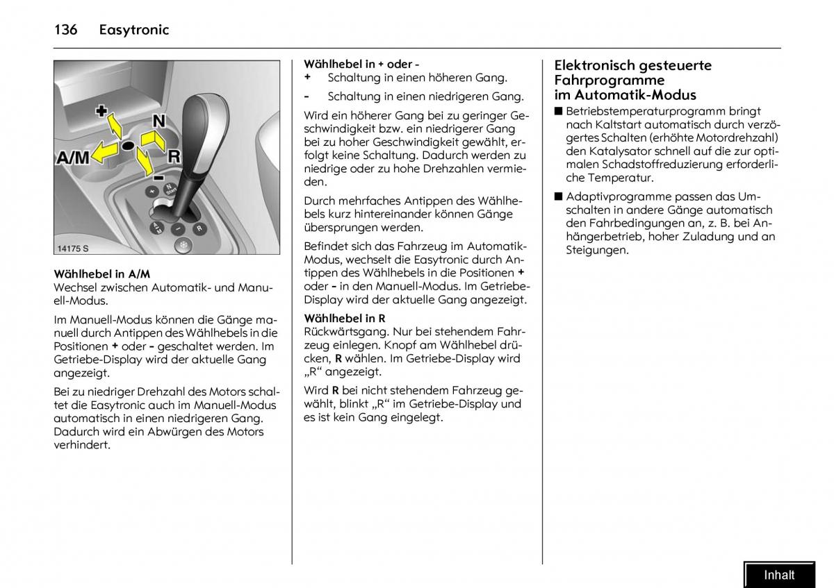 instrukcja obsługi Opel Meriva Opel Meriva I 1 A Chevrolet Meriva Vauxhall Meriva Handbuch / page 138